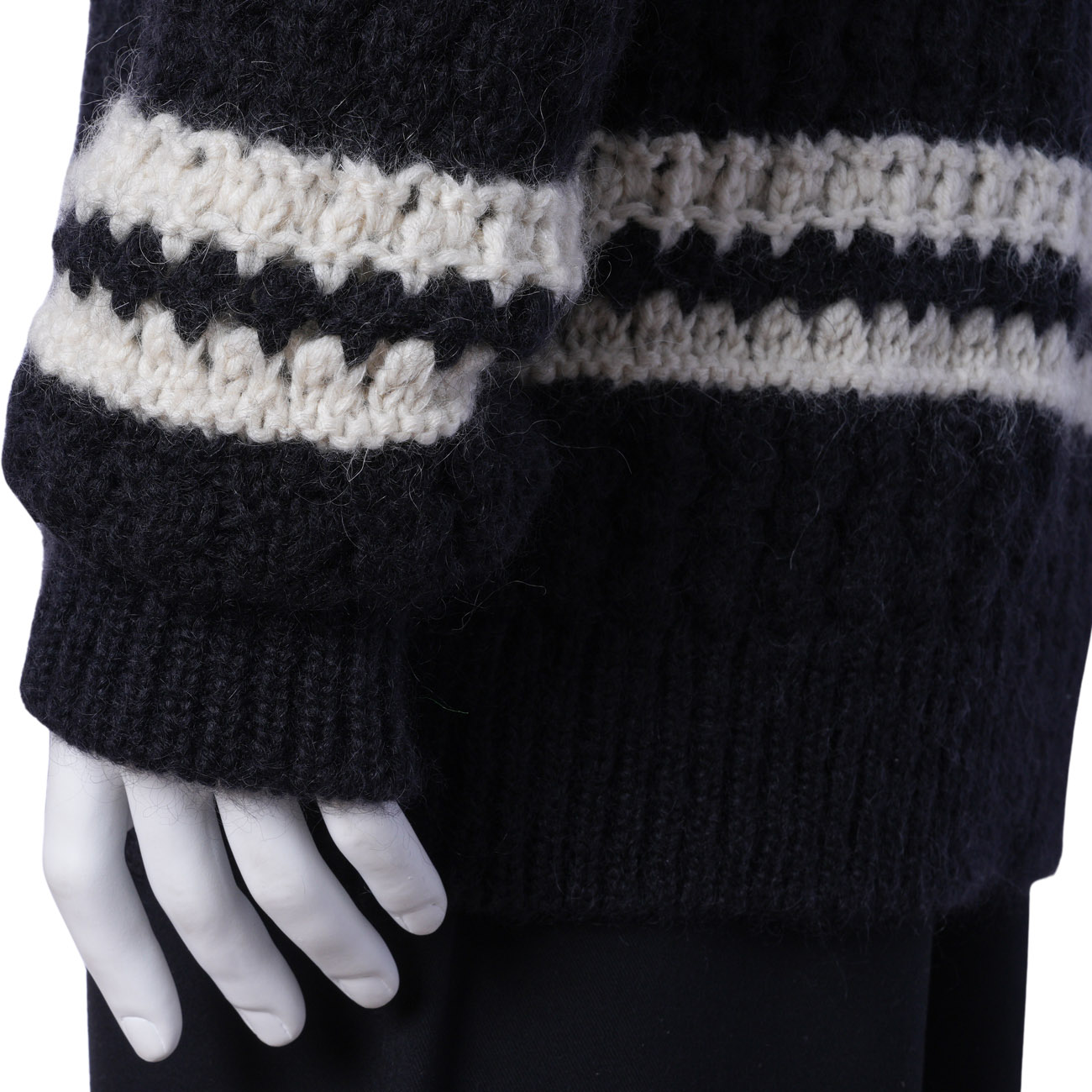 Yves Saint Laurent(USED)생로랑 오버사이즈 세미 청키 프론트 컬렉션 터틀넥